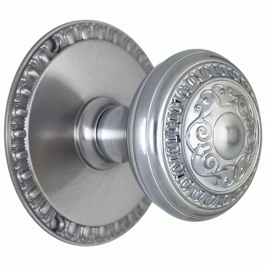 Egg & Dart Rosette Door Set with Egg & Dart Door Knobs (Several Finishes Available)