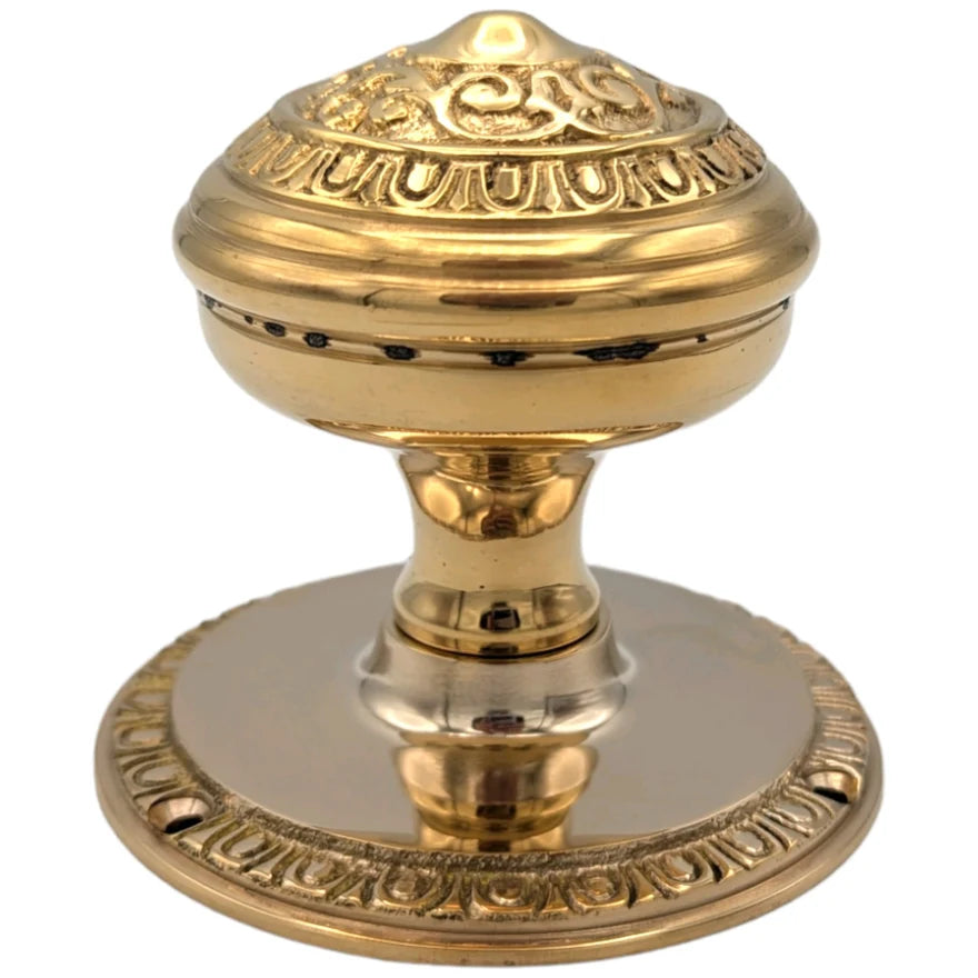 Egg & Dart Rosette Door Set with Egg & Dart Door Knobs (Several Finishes Available)